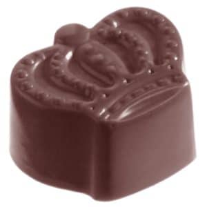 Matrita ciocolata coroana, 24 cavitati, 27.5x13.5cm, policarbonat, Chocolate World