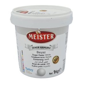 Pasta de Zahar, Meister, Modelaj & Acoperire, Galetusa, 1 kg, Culoare Alb