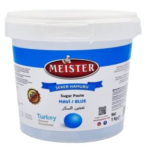 Pasta de Zahar, Meister, Modelaj & Acoperire, Galetusa, 250 g, Culoare Albastru