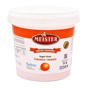 Pasta de zahar portocalie 250g 1kg Meister