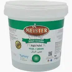 Pasta de zahar verde 1kg Meister