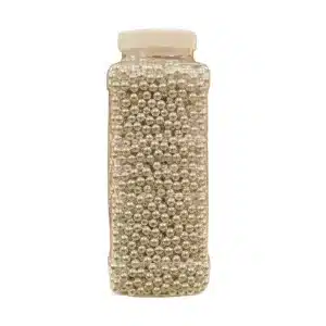 Perle 4 mm argintii pentru ornare și decorare 1000gr Dr Gusto