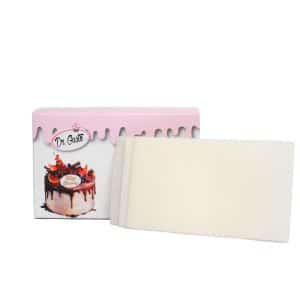 Set 24 plăcuțe din vafa pentru mesaje tort Dr. Gusto dreptunghiular
