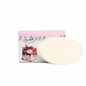 Set 24 plăcuțe din vafa pentru mesaje tort Dr. Gusto oval