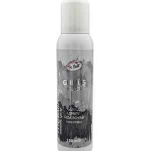 Spray colorant metalizat Argintiu 150 ml Dr. Gusto