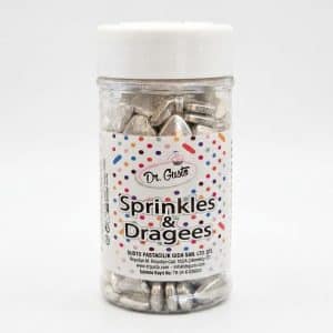 Sprinkles Inimi Argintii 100 gr Dr. Gusto
