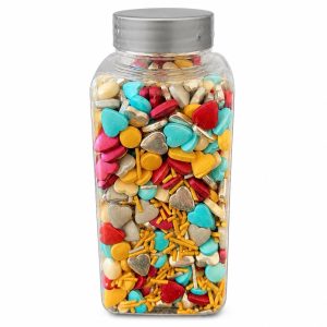 Sprinkles Mix Inimi și Forme Geometrice 250 gr Dr. Gusto