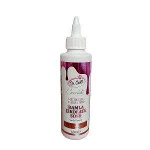 cake drip metalizat roz 120g dr gusto
