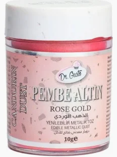 Colorant alimentar pudră Rose Gold Metalizat 10 gr Dr. Gusto 2 rosegold
