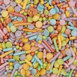 Mix decor pastel curcubeu 76g PME1