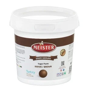 Pasta de Zahar, Meister, Modelaj & Acoperire, Galetusa, 1 kg, Culoare Maro