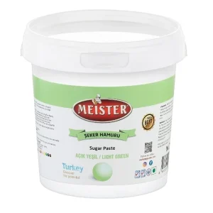 Pasta de Zahar, Meister, Modelaj & Acoperire, Galetusa, 1 kg, Culoare Verde Deschis