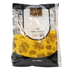 Perle din Orez Expandat GALBEN 1 kg, Alba Chocolate