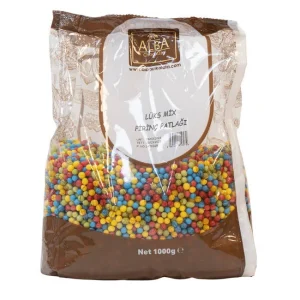 Perle din Orez Expandat MULTICOLOR 1 kg, Alba Chocolate