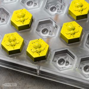 bee on hexagon 1