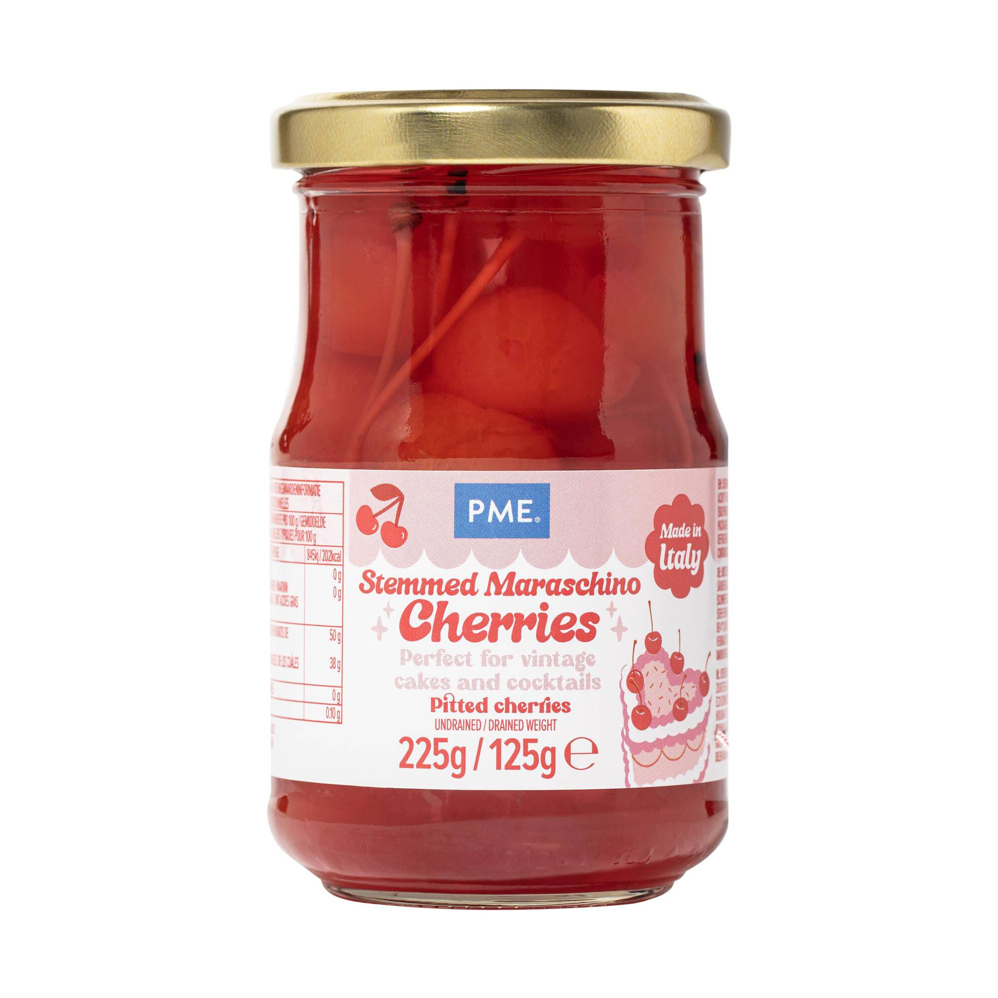 Cireșe în conservă pentru decor 225 g PME