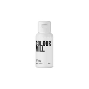 Colorant alimentar pe baza de ulei, White 20ml, Colour Mill